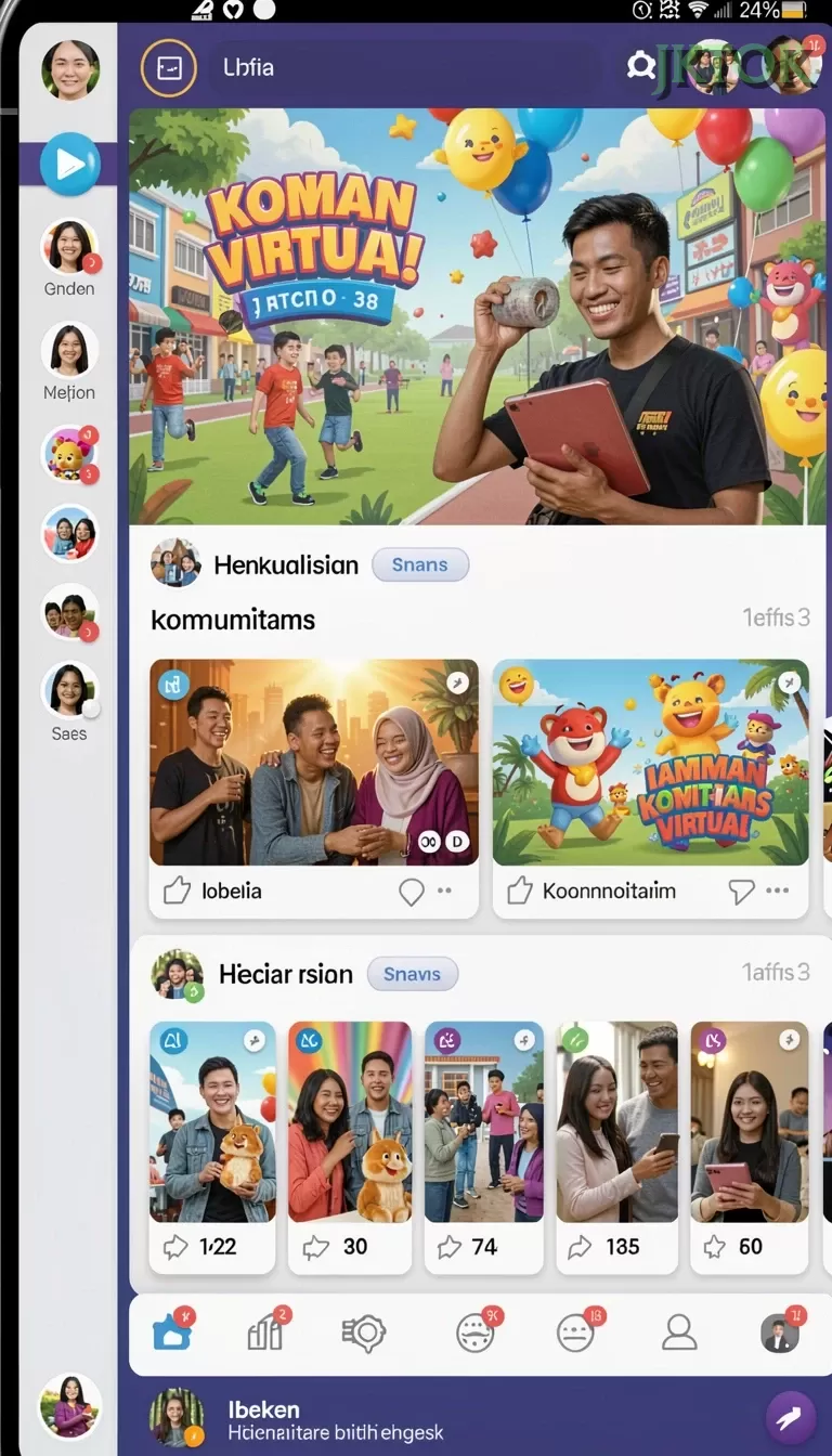 Cuplikan layar 55RT — aktivitas